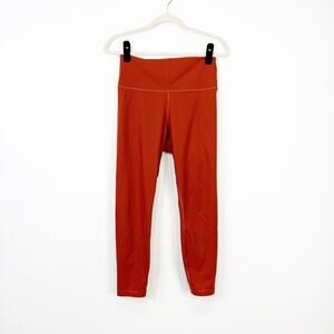 Everlane ReNew brandy rose pink red athletic leggings size large